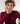 Pull homme col rond en cachemire 2 fils rouge bordeaux – Rodier, vue 2