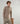 Pull homme col roulé en cachemire 2 fils marron taupe – Rodier