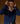 Maglione scollo a V in cashmere - Blu Navy