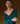 Maglione scollo a V in cashmere - Duck Green