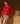 Cashmere round-neck jumper - Orange Corail