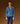 Cashmere Tunisian collar sweater - Azure Blue