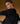 Maglione oversize con scollo a V in cashmere - Nero