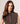 Sleeveless cardigan with high collar - Havana Brown