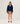 Cardigan in cashmere traforato - Blu Navy