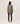 Maglia oversize in cashmere con collo a lupetto - Beige