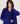 Maglione oversize in cashmere con scollo a V - Blu Oltremare