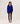 Maglione oversize in cashmere con scollo a V - Blu Oltremare