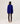 Maglione oversize in cashmere con scollo a V - Blu Oltremare