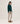 Maglione girocollo in cashmere a coste - Duck Green