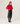 Maglia girocollo in cashmere - Rosso