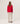 Maglia in cashmere collo tunisino - Rosso