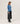 Maglione in cashmere con collo tunisino - Blu Azzurro