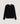 Maglia in cashmere collo tunisino - Nero