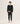 Maglia scollo a V in cashmere 2 capi - Nero