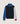 Pull col roulé color block en laine mérinos - Bleu Marine