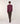 Wool high neck sweater - Prune