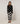 T-shirt drappeggiata a maniche lunghe - Nera