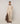 Gilet court manches bouffantes en laine - Beige Chiné