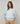 Pull col V oversize en laine - Turquoise Clair