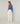 Twin set girocollo in seta - Blu Cobalto