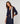 Cardigan a maniche lunghe - Blu marino