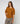 Maglione in lana merino a maniche 3/4 con girocollo - Moutarde