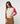 Maglia girocollo color block in lana merino - Avorio