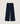 Pantaloni larghi in velluto - Blu marino