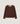 Maglione in maglia con girocollo - Marrone
