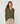 T-shirt con scollo a V - Kaki