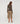 T-shirt drappeggiata - Marrone
