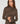 T-shirt drappeggiata - Marrone