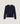 Maglione a maniche lunghe con peplo - Blu marino