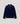 Maglione polo bimateriale - Blu marino