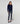 Leather legging - Navy