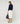 Cardigan corto con spalline - Blu marino