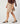 Gonna corta in maglia - Beige