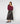 Leather large long skirt - Marron Ecorce
